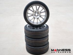 FIAT 500 ABARTH Tributo Ferrari Alloy Wheel Set - Black Finish